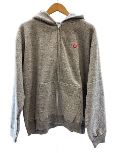 HUMAN MADE(ヒューマンメイド) / ジップパーカー/XXL/コットン/GRY 
