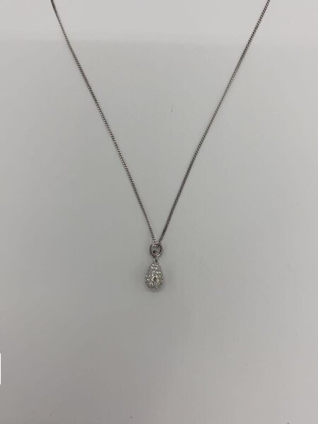 Swarovski(スワロフスキー) / ドロップネックレス/SILVER/トップ有 