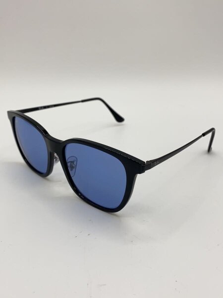 Ray-Ban / サングラス/ウェリントン/プラスチック/IDG/BLU/メンズ/rb4333d/ケース付き Ray-Ban(レイバン) / サングラス/ウェリントン/プラスチック/BLK/BLU