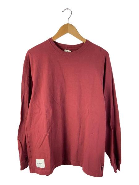 WTAPS(ダブルタップス) / 長袖Tシャツ/2/コットン/BRD/無地/232ATDT