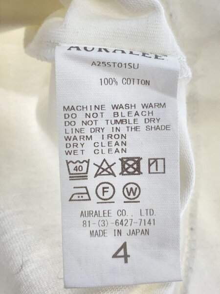 AURALEE(オーラリー) / HEAVY WEIGHT POCKET TEE/Tシャツ/--/コットン 