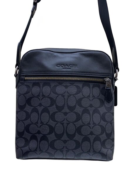 COACH(コーチ) / ショルダーバッグ/PVC/BLK/総柄/F73336// | 中古品の 