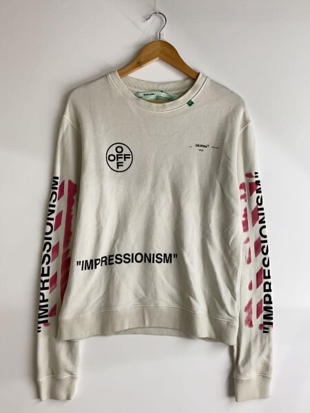 OFF-WHITE(オフホワイト) / スウェット/S/コットン/WHT 