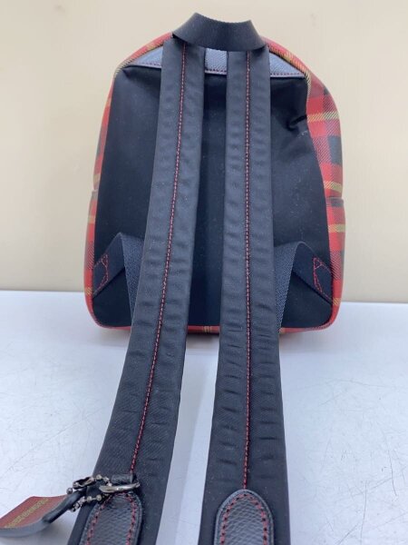 COACH(コーチ) / リュック_アート_チェック/レザー/RED// | 中古品の