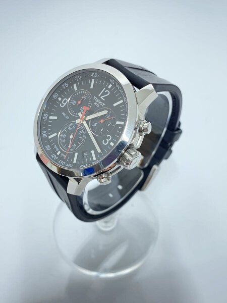 TISSOT(ティソ) / PRC200クロノグラフ/クォーツ腕時計/アナログ/ラバー 