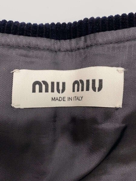 MIU MIU(ミュウミュウ) / スカート/38/コーデュロイ/NVY/無地/MG2064