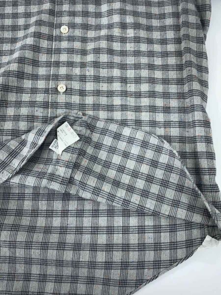 finamore(フィナモレ) / 長袖シャツ/S/--/GRY/チェック | 古着の販売 