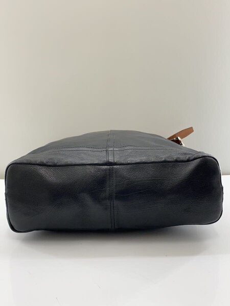 COACH ビジネスバッグ ショルダーバッグ　黒　レザー COACH(コーチ) / ショルダーバッグ/レザー/BLK | 中古品の販売・通販
