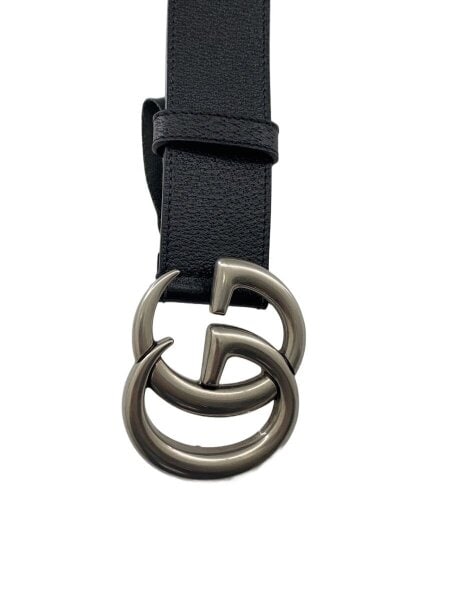 GUCCI(グッチ) / ベルト_GGマーモント/レザー/BLK/無地/メンズ | 中古 