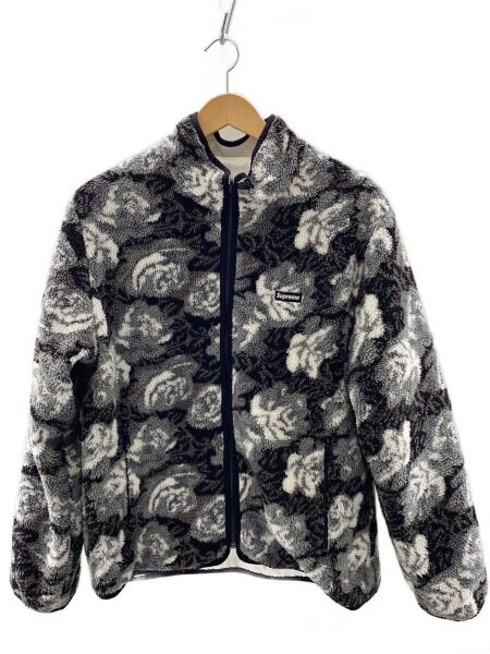 Supreme(シュプリーム) / Roses Sherpa Fleece Jacket/リバーシブル/M 