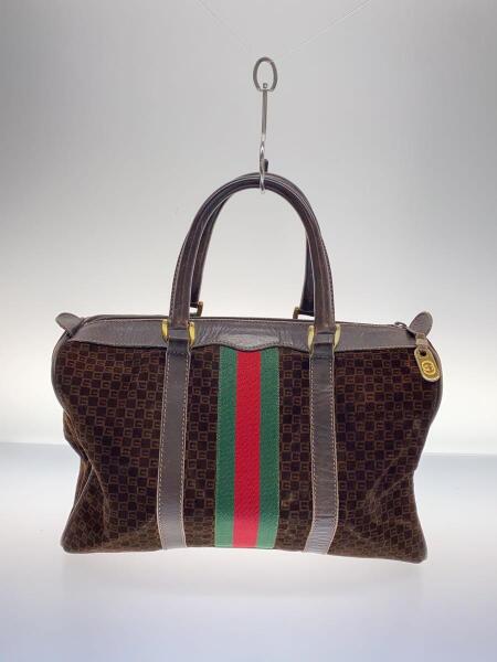 GUCCI(グッチ) / ボストンバッグ/スウェード/ブラウン | 中古品の販売 