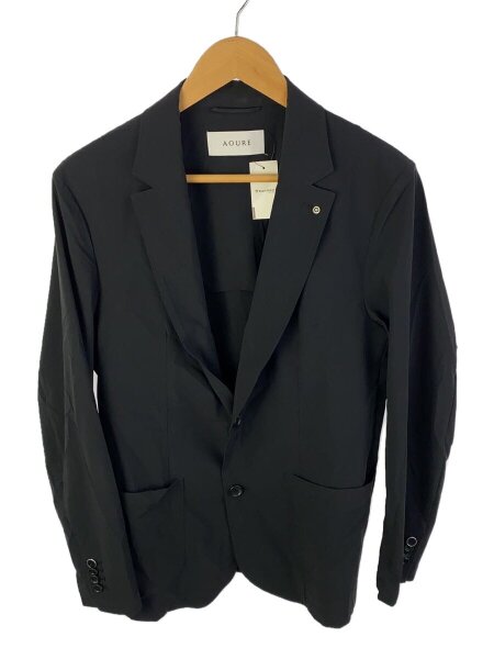 AOURE(アウール) / テーラードジャケット/L/ナイロン/ブラック