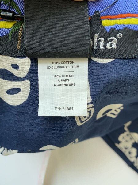 patagonia(パタゴニア) / 裾部分に汚れ有/アロハシャツ/M/コットン/BLU