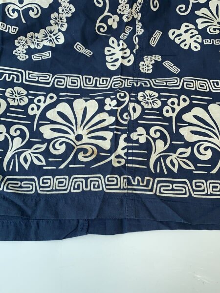 patagonia / 裾部分に汚れ有/アロハシャツ/M/コットン/BLU/花柄// patagonia(パタゴニア) / 裾部分に汚れ有/アロハシャツ/M/コットン/BLU