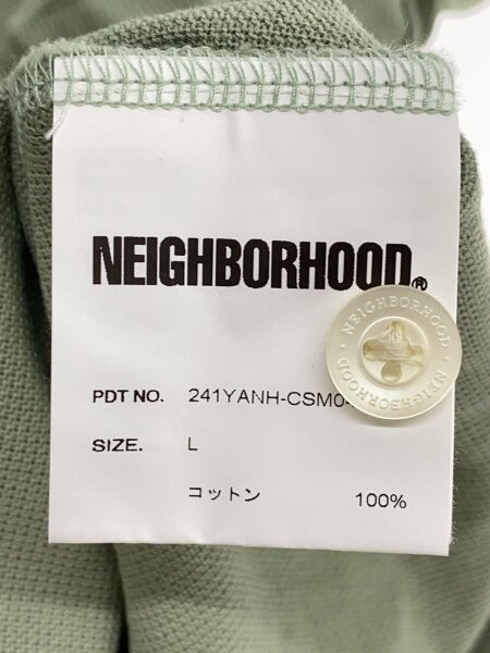NEIGHBORHOOD(ネイバーフッド) / ポロシャツ/L/コットン/グリーン/無地 