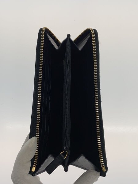 YVES SAINT LAURENT(イヴサンローラン) / 長財布/エナメル/BLK