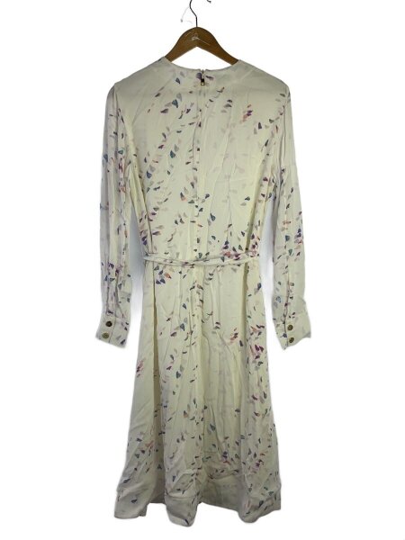 ESCADA(エスカーダ) / 長袖ワンピース/36/レーヨン/WHT/総柄/5036477 