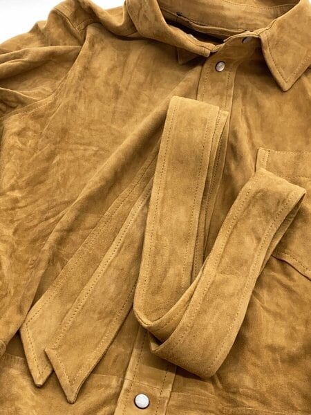 POLO RALPH LAUREN(ポロラルフローレン) / 長袖ワンピース/M/羊革/CML