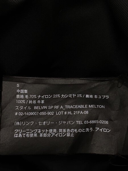 ※本日限定※theory セオリー 日本製 黒 コート サイズ40 L theory(セオリー) / ステンカラーコート/S/ウール/カシミア混/BLK