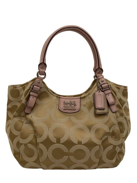 COACH(コーチ) / オプアート/トートバッグ/--/BEG/総柄/18648 | 中古品 