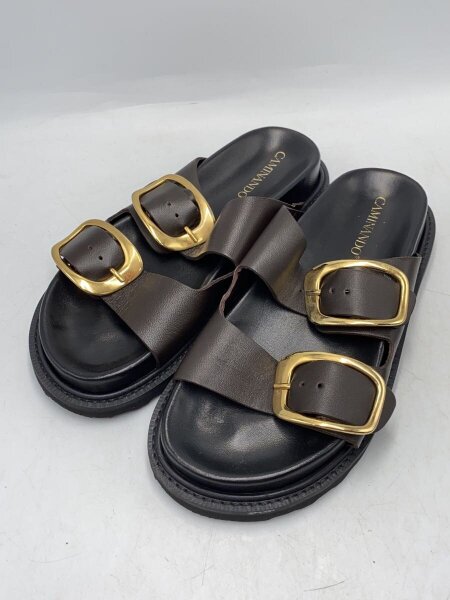 Caminando(カミナンド) / ダブルバックルサンダル/23cm/BLK | 中古品の 