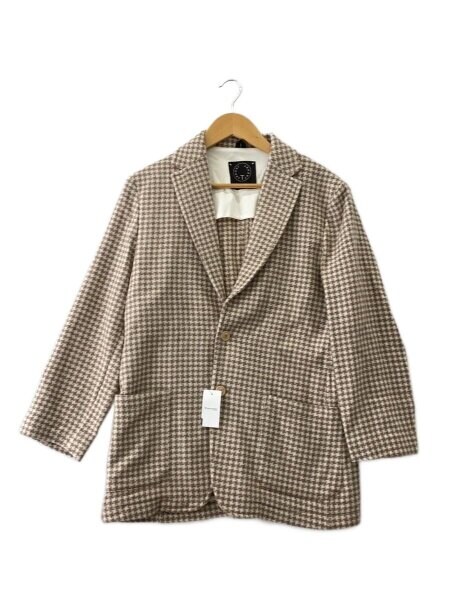 T-JACKET ティージャケット 千鳥格子 ベージュ ジャケット XS T-JACKET 