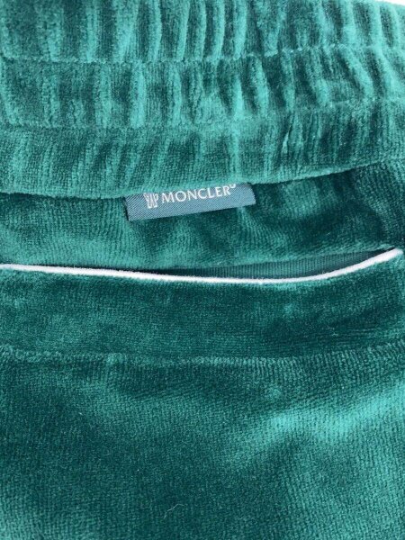 MONCLER(モンクレール) / ジャージセットアップ/100cm/ベロア/GRN/無地 
