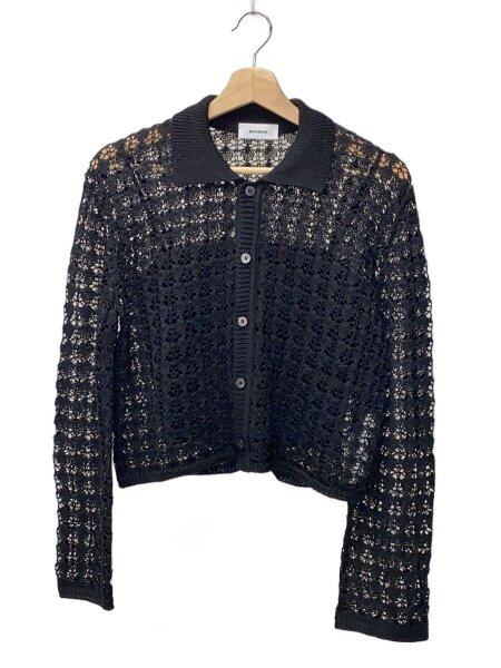 MIESROHE(ミースロエ) / カーディガン(薄手)/FREE/アクリル/BLK