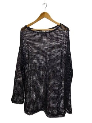 美品 25AW Drawing Numbers クルー裾ラウンドニット カットソー DNZ1052205A0008 サイズ38 ダークグレー レディース 古着 中古 USED Drawing Numbers】センタープレスワイドパンツ（スラックス）｜Drawing