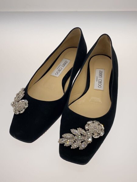 JIMMY CHOO(ジミーチュウ) / フラットパンプス/36/BLK | 中古品の販売