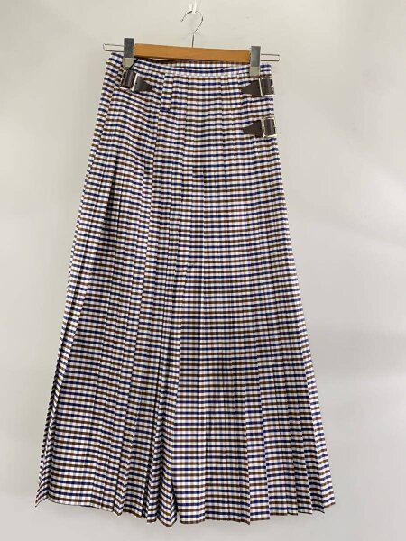 MADISONBLUE(マディソンブルー) / QUILT MAXI SKIRT M.GINGHAM/XS