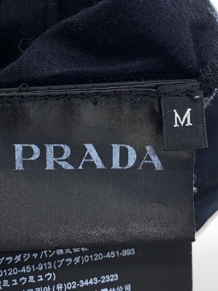 PRADA(プラダ) / Tシャツ/M/コットン/NVY/無地/UJM492 S181 ILK | 古着