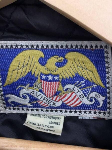 AVIREX(アヴィレックス) / ジャケット/FREE/レザー/BLK/8462 | 古着の