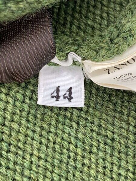 ザノーネ ニット ウール グリーン ミドルゲージ サイズ44 ZANONE ザノーネ ニット ウール グリーン ミドルゲージ サイズ44 ZANONE