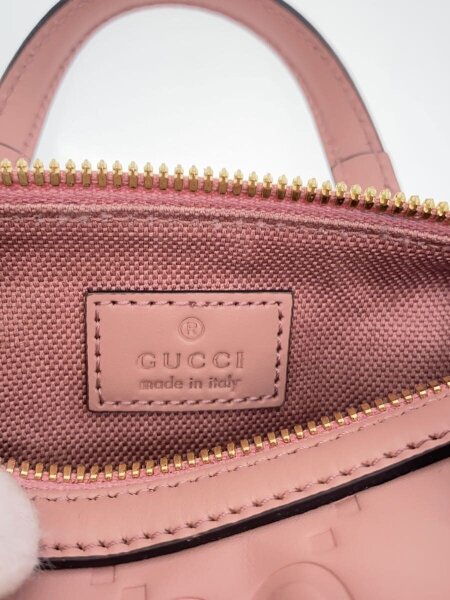 GUCCI / GG スーパーミニ トップハンドルバッグ/--/PNK GUCCI(グッチ) / GG スーパーミニ トップハンドルバッグ/--/PNK | 中古