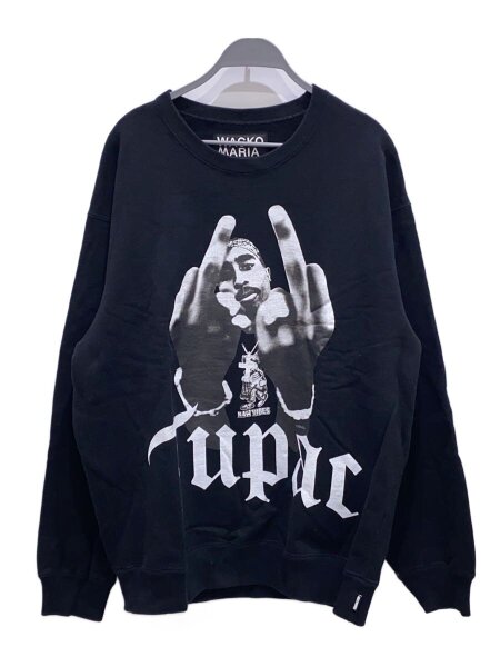 WACKO MARIA(ワコマリア) / S/2Pac/スウェット/L/コットン/BLK/2Pac