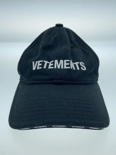 VETEMENTS(ヴェトモン) / キャップ/--/コットン/ブラック/メンズ 