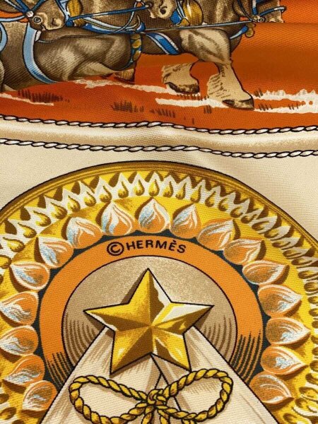 HERMES(エルメス) / カレ90/CHEVAUX DE TRAIT/輓馬/スカーフ/シルク