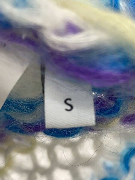 LOEWE ロエベ 青白ストライプ アナグラム モヘア ニット S LOEWE ロエベ 青白ストライプ アナグラム モヘア ニット S アナグラム