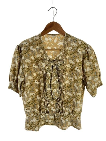 インゲボルグ⭐︎花柄リボン付き半袖ブラウス インゲボルグ花柄リボン付き半袖ブラウス