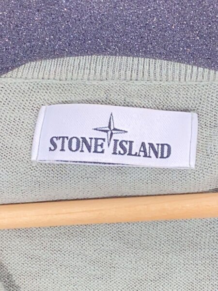 STONE  / カーディガン(薄手)/L/コットン/KHK/7015518B0 STONE ISLAND(ストーンアイランド) / カーディガン(薄手)/L/コットン
