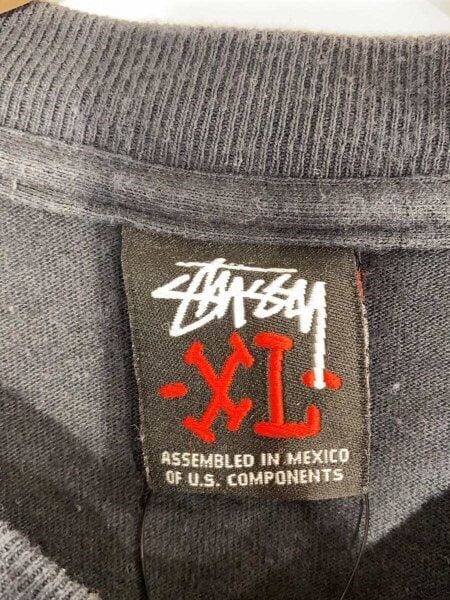 STUSSY(ステューシー) / FUTURE/ドクロ/Tシャツ/XL/コットン/BLK