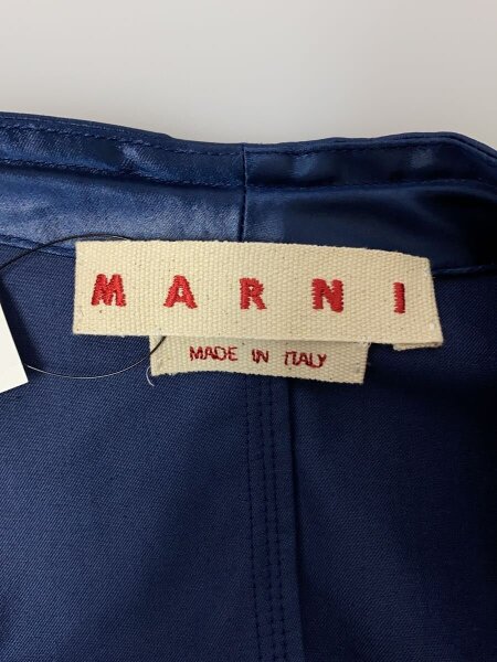 MARNI / ジャケット/36/コットン/NVY/無地/JKMAQ15A00UTCZ42 MARNI([イリョウ/フクショク]マルニ) / ジャケット/36/コットン/NVY
