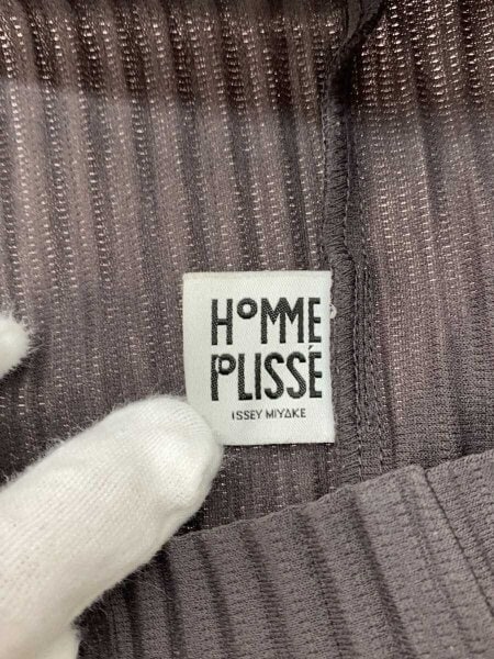 HOMME PLISSE ISSEY MIYAKE / カーディガン(薄手)/2/ポリエステル/GRY/HP01JL104// HOMME PLISSE ISSEY MIYAKE(オムプリッセイッセイミヤケ