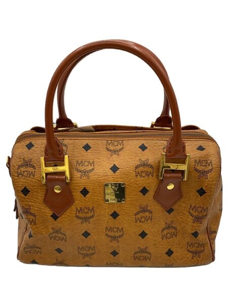 MCM(エムシーエム) / ミニボストンバッグ/レザー/CML/総柄 | 中古品の 