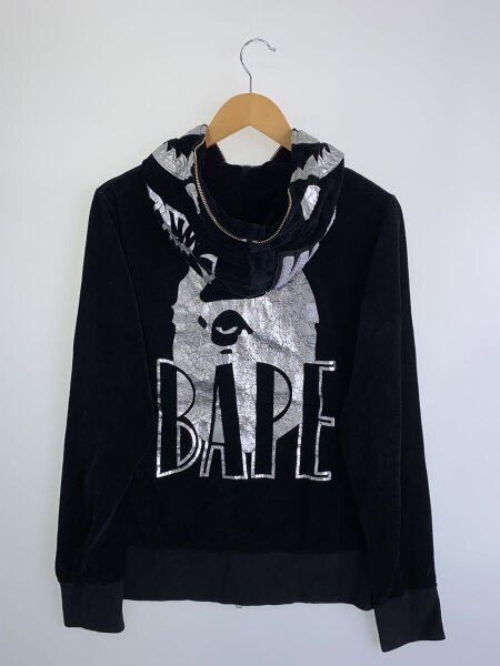 A BATHING APE(アベイシングエイプ) / ベロア/シャークパーカー/ジップ 