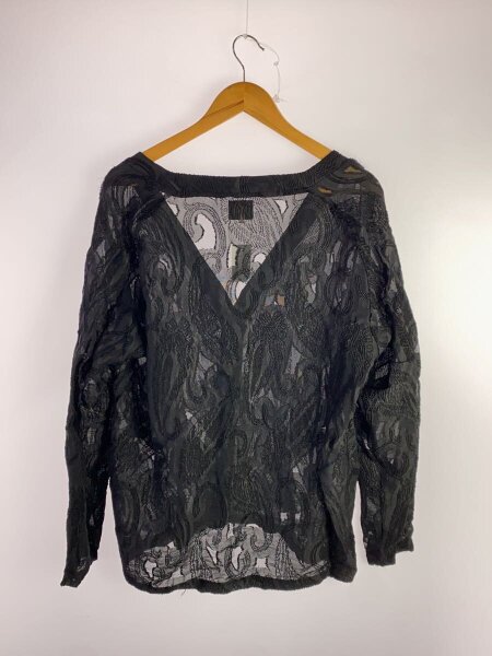 Needles(ニードルズ) / カーディガン(薄手)/L/レーヨン/BLK/ペーズリー