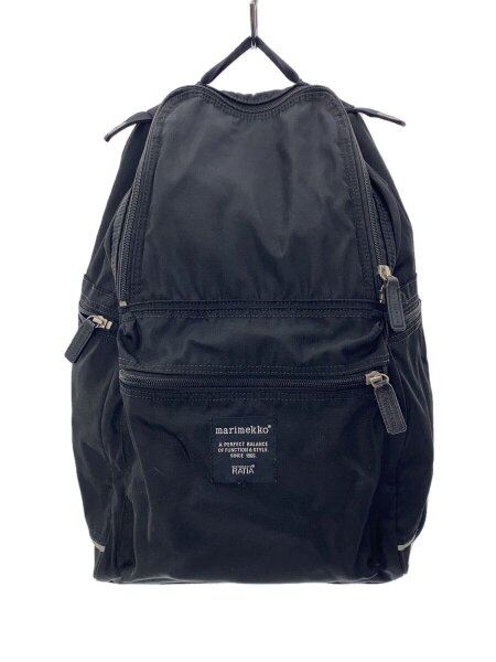 marimekko(マリメッコ) / リュック/ナイロン/BLK/無地 | 中古品の販売  