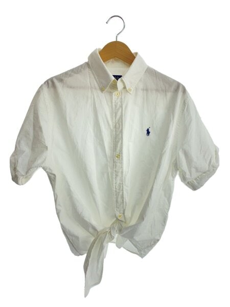 POLO RALPH LAUREN(ポロラルフローレン) / 半袖シャツ/M/コットン/WHT 