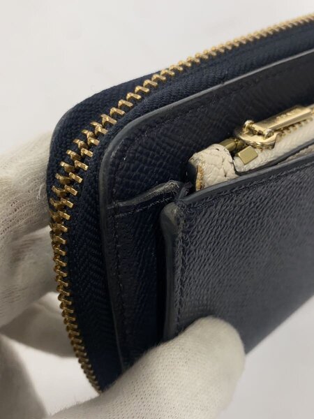 COACH(コーチ) / 長財布/レザー/ネイビー/無地/レディース/F25967/ロゴ